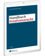 Cover des Handbuchs Insolvenzrecht