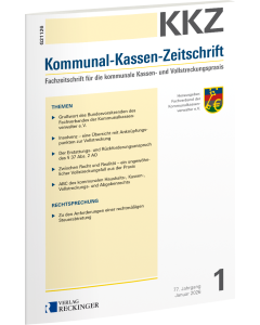 Cover der Kommunal-Kassen-Zeitschrift