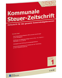 Cover der Kommunalen Steuer-Zeitschrift