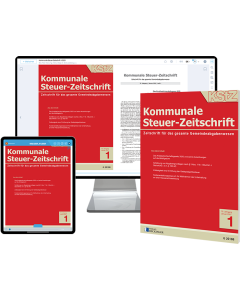 Cover der Kommunalen Steuer-Zeitschrift