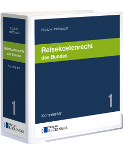 Cover des Reisekostenrechts des Bundes