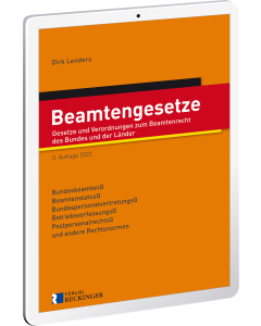 Cover der Beamtengesetze