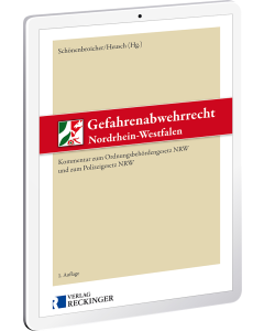 Cover des Gefahrenabwehrrechts NRW