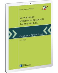 Cover des Verwaltungsvollstreckungsgesetzes Sachsen-Anhalt