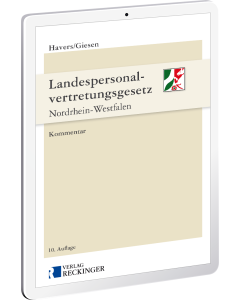 Cover des Landespersonalvertretungsgesetzes in NRW