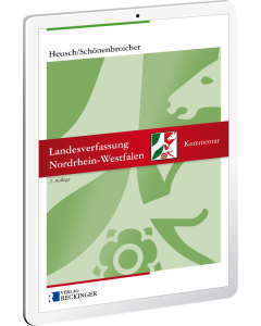 Cover der Landesverfassung NRW