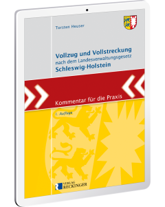 Cover des Handbuchs für Vollzug und Vollstreckung Schleswig-Holstein